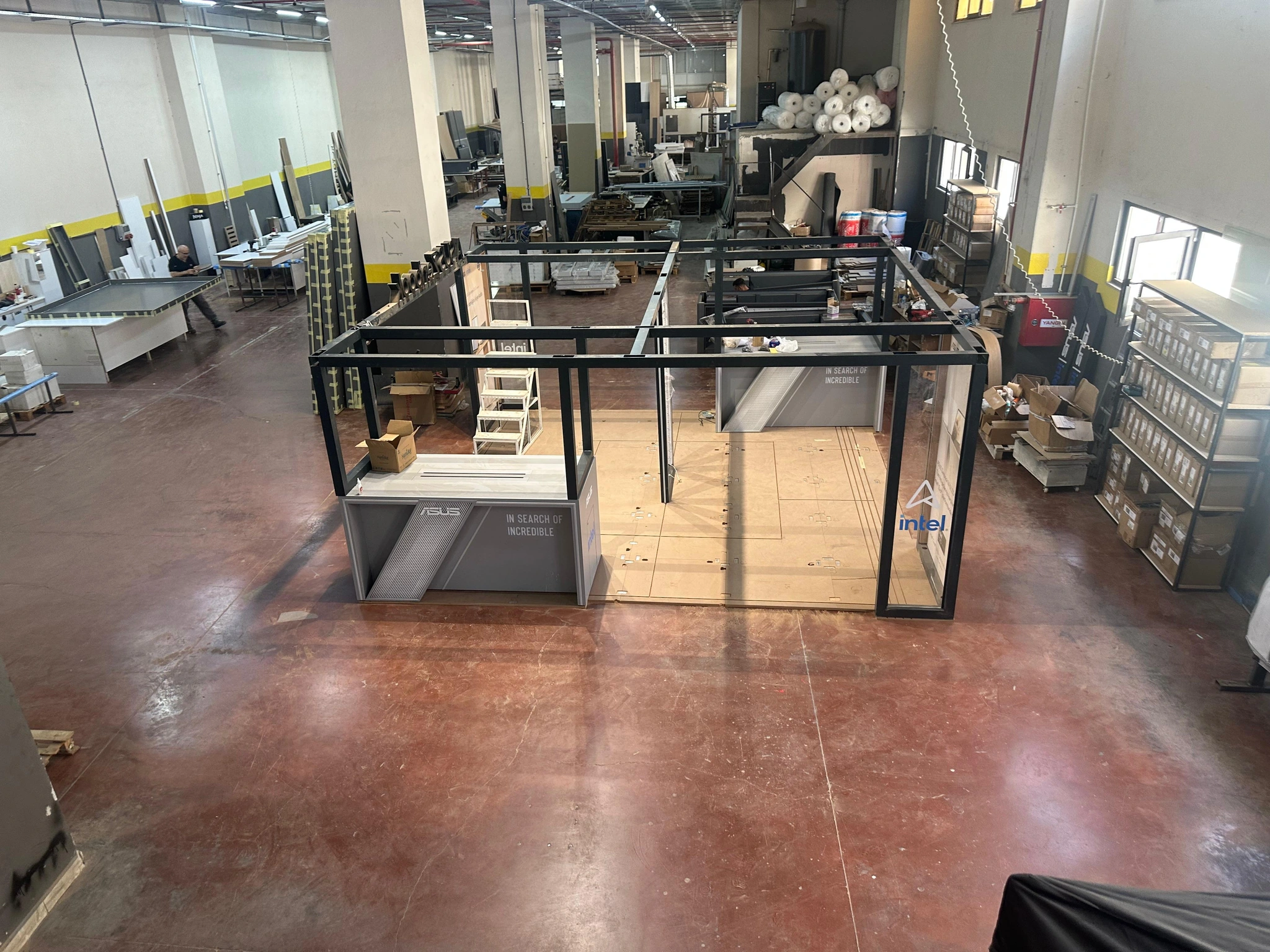 Actual VAV workshop with fabrication in progress