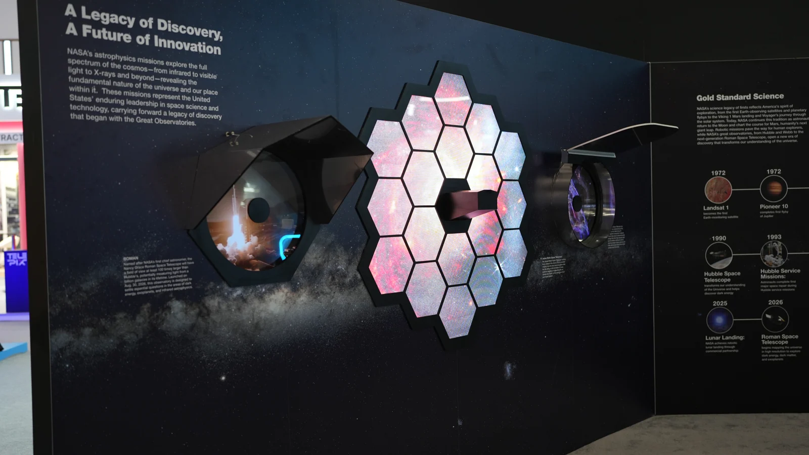 NASA · IAC 2026 · Antalya — photograph of the completed stand